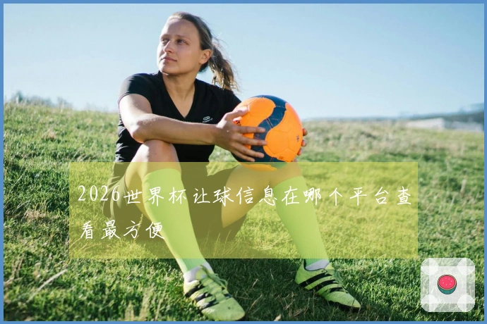 2026世界杯让球信息在哪个平台查看最方便